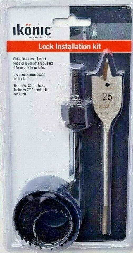 Ikonic Door Lock Install Kit tool kit home DIY renovations house
