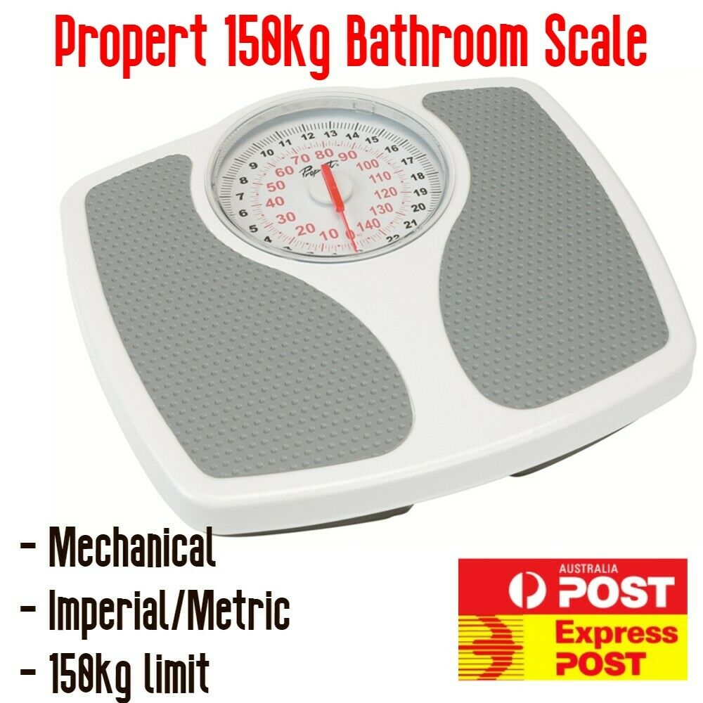 Propert 150kg White Speedo Mechanical Bathroom Scale weight pounds