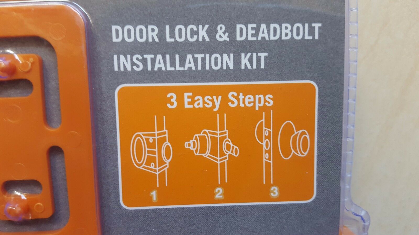 New Craftright Door lock deadbolt Installation Kit Template Tool Drill