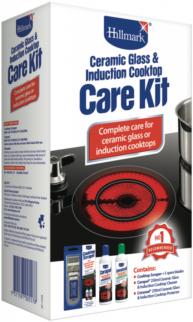 Hillmark Ceramic Glass and Induction Cooktop Care Kit Rissamelt