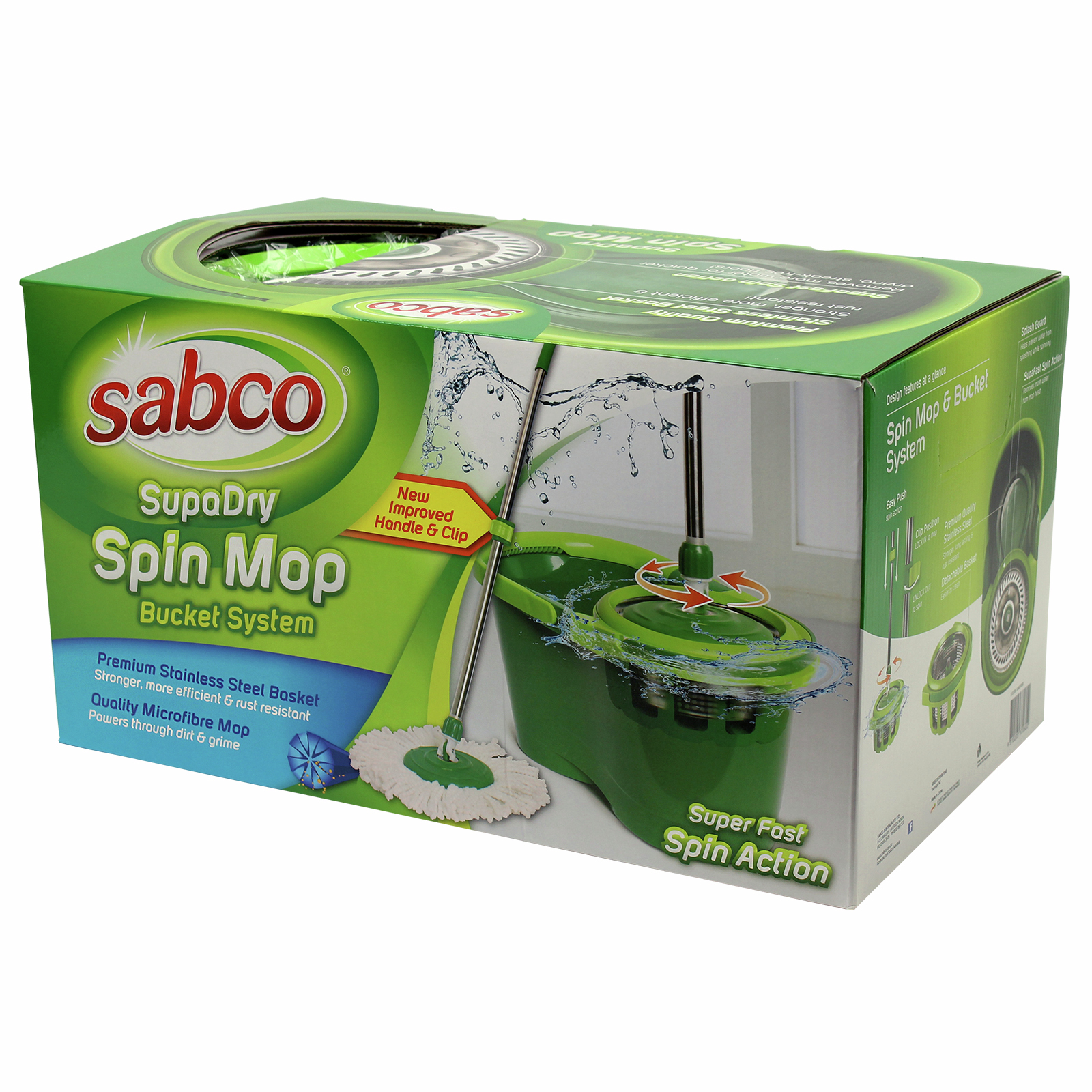 Sabco SupaDry Spin Mop And Bucket Set Rissamelt