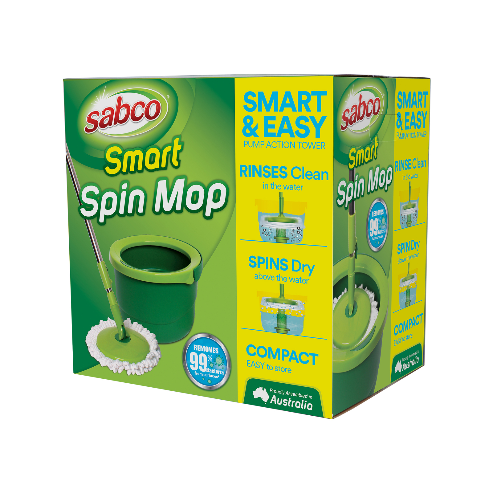 Sabco Smart Spin Mop Rissamelt