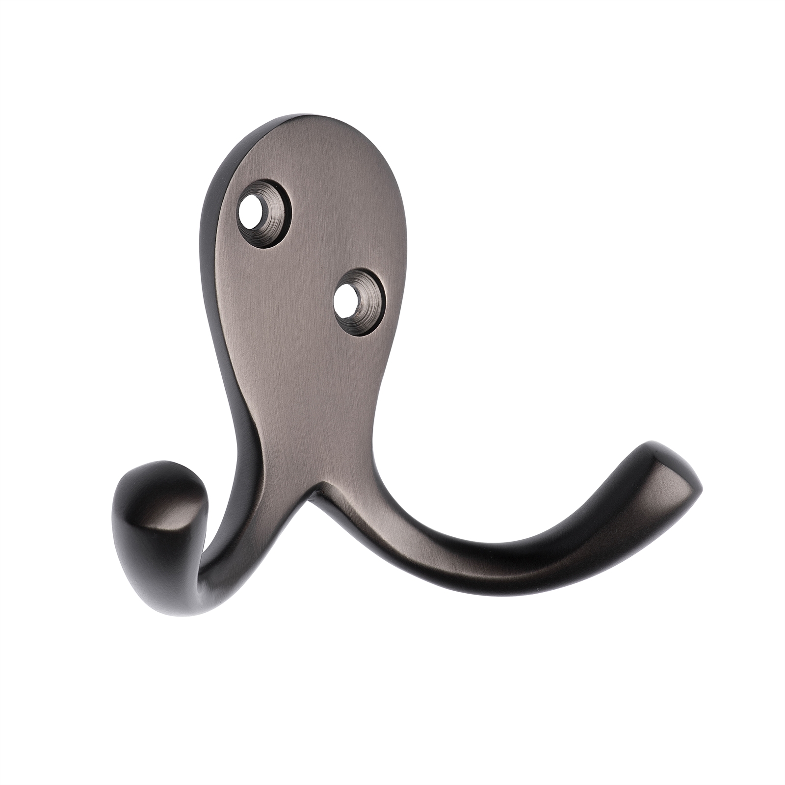 Zenith 30mm Double Gun Metal Robe Hook Rissamelt