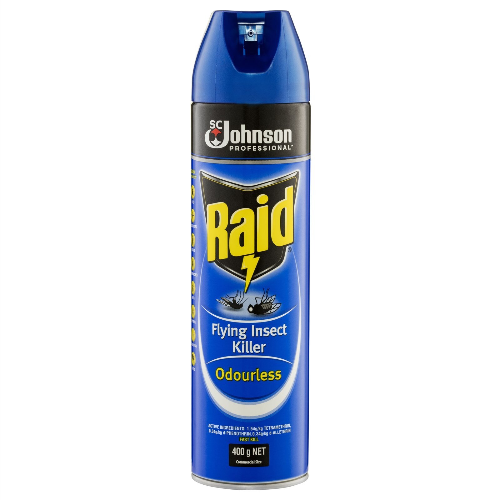 Raid 400g Pest Flying Insect Killer Odourless Rissamelt