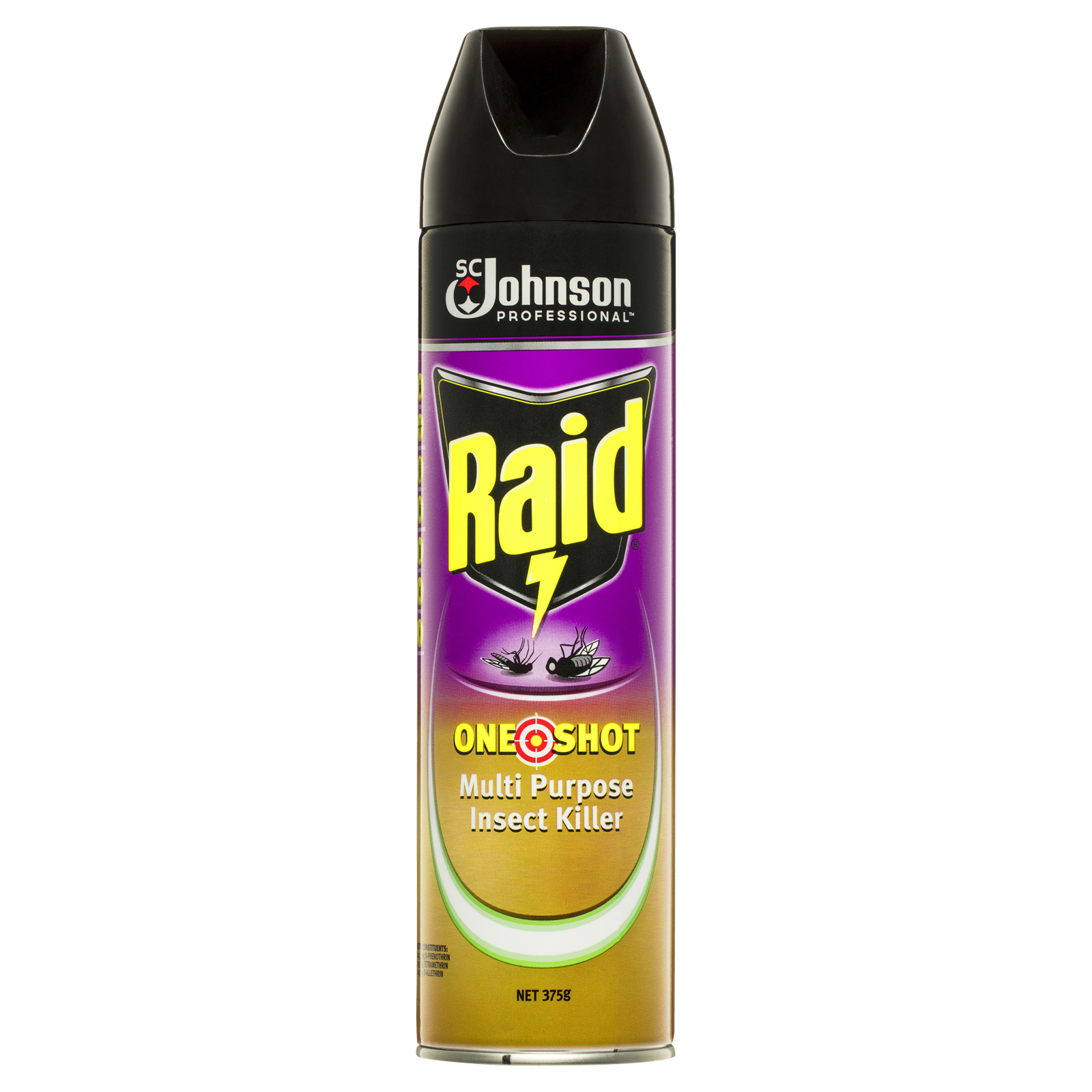 Raid 375g One Shot Pest Multi Purpose Insect Killer Citrus Rissamelt