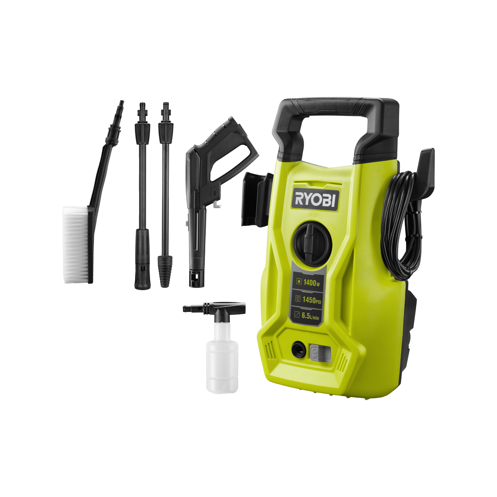 Ryobi 1400W 1450PSI Pressure Washer – Rissamelt