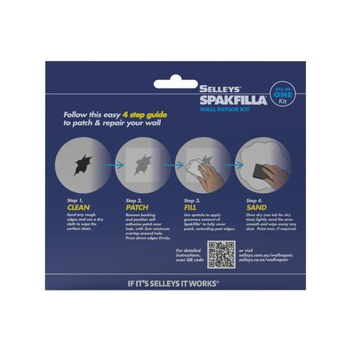 Selleys Spakfilla Wall Repair Kit for Holes and damaged gyprock DIY