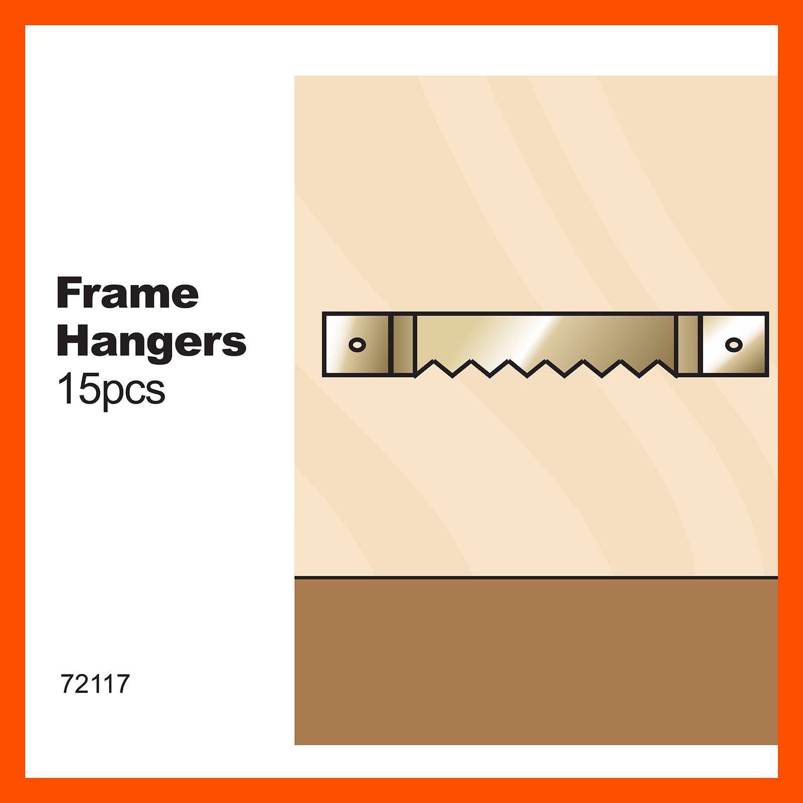 Everhang Brass Plated Picture Hanging Frame Claw - 15 Pack - Image 3