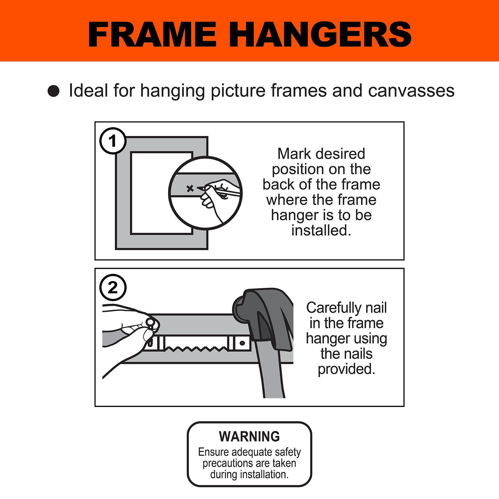 Everhang Brass Plated Picture Hanging Frame Claw - 15 Pack - Image 4