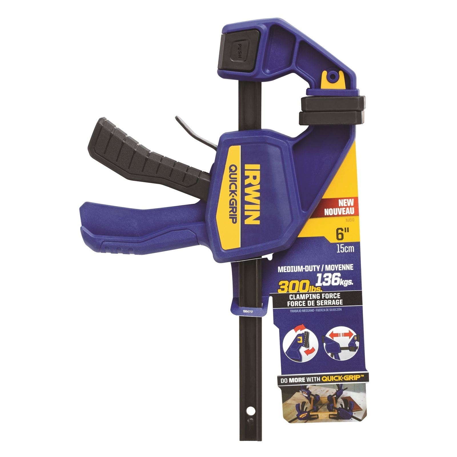 IRWIN 150mm Quick-Grip Medium Duty Bar Clamp - Image 2