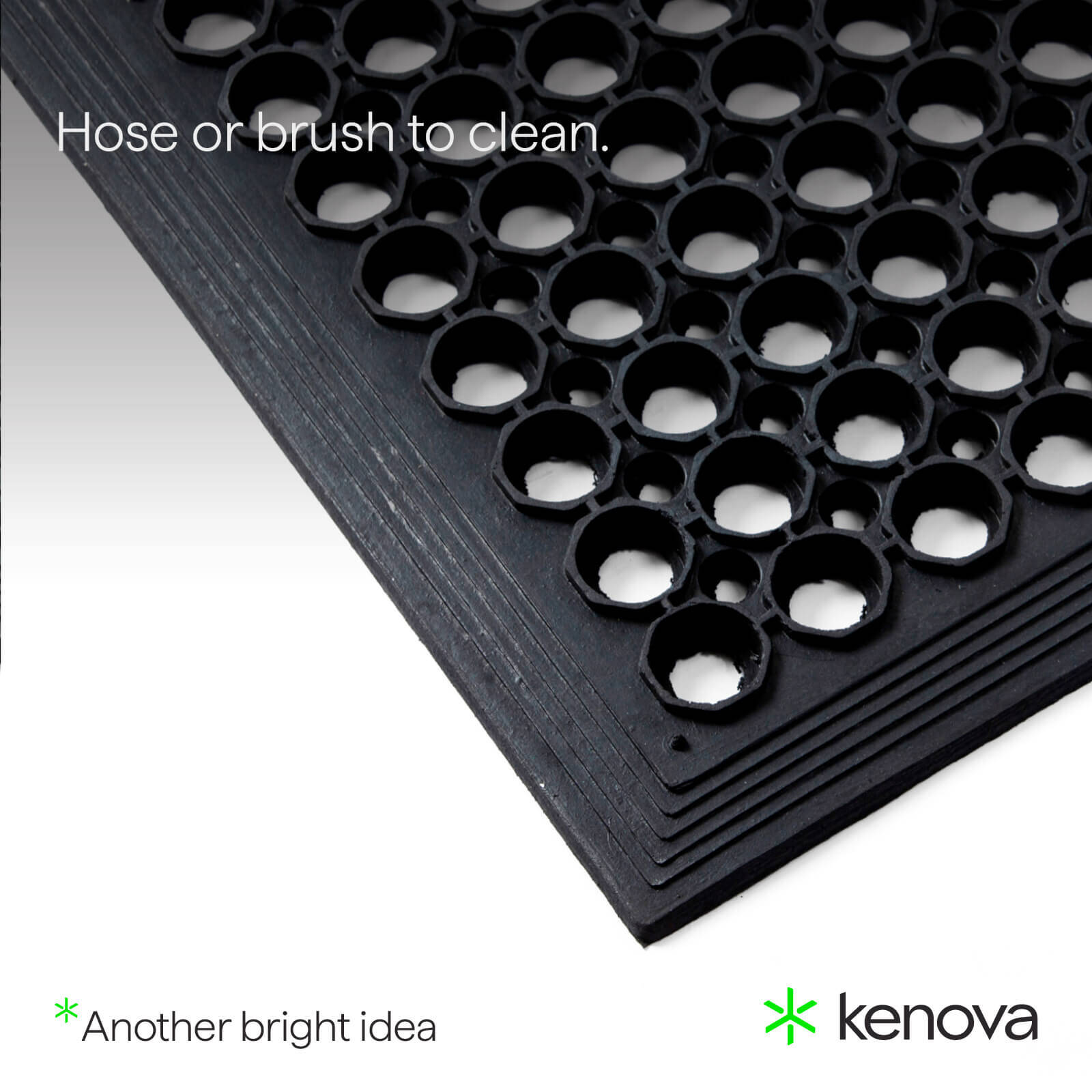 Kenova 600 x 900mm Black Anti Slip Honeycomb Mat - Image 5