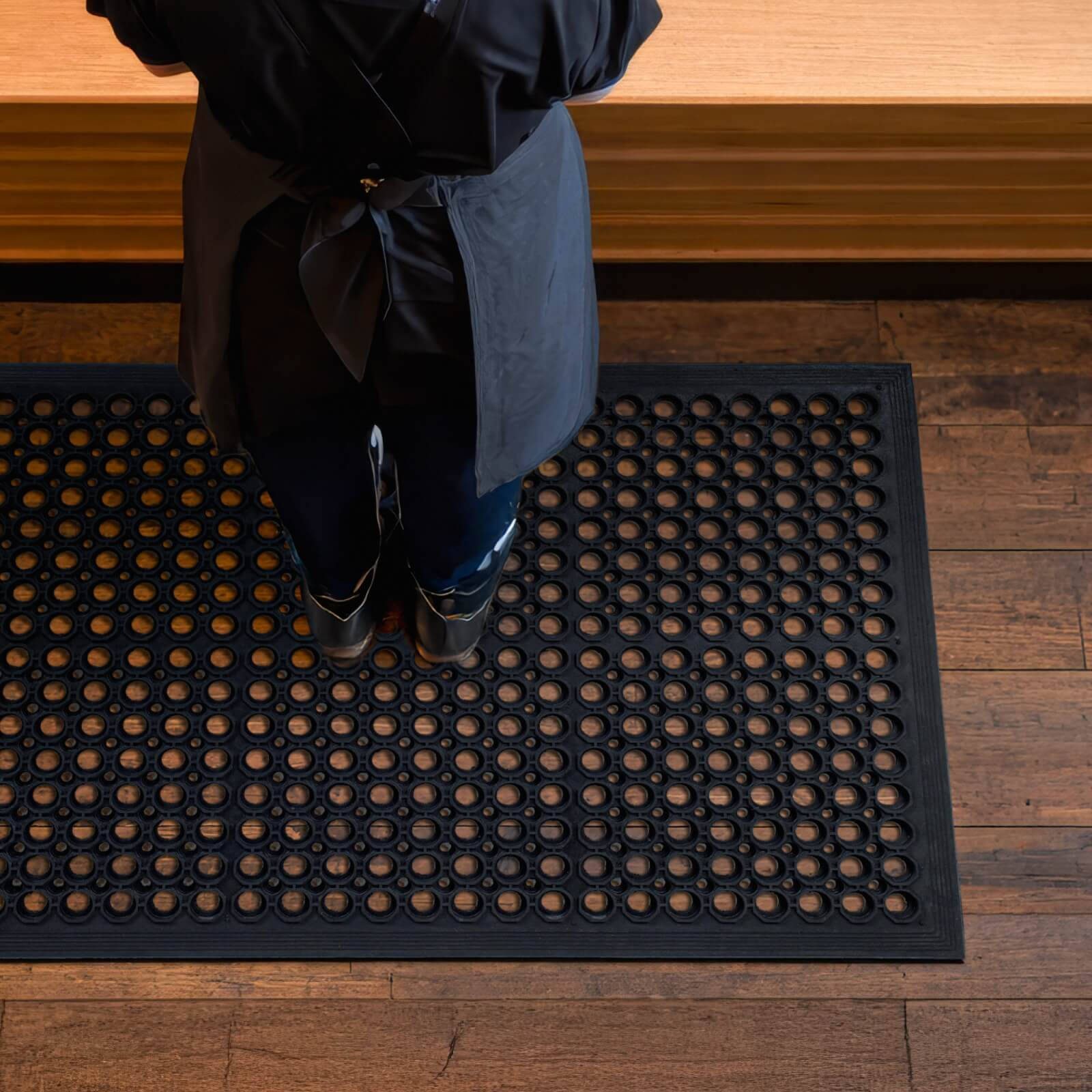 Kenova 600 x 900mm Black Anti Slip Honeycomb Mat - Image 8
