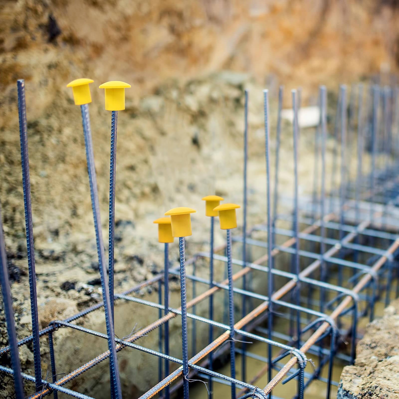 Jack 16-20mm Yellow Reinforcing Bar Caps - 40 Pack - Image 3