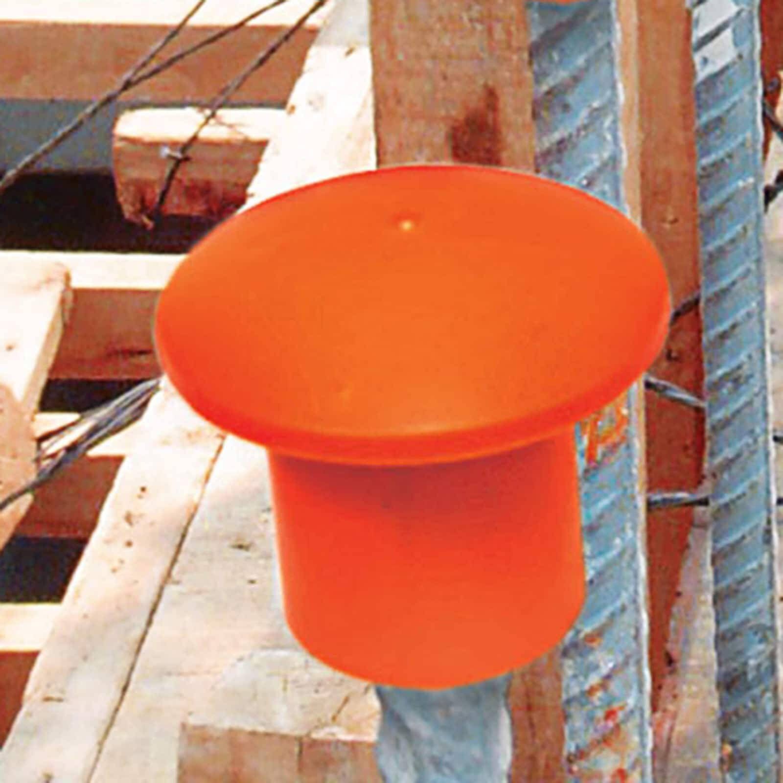 Jack 8-12mm Orange Reinforcing Bar Caps - 40 Pack - Image 3