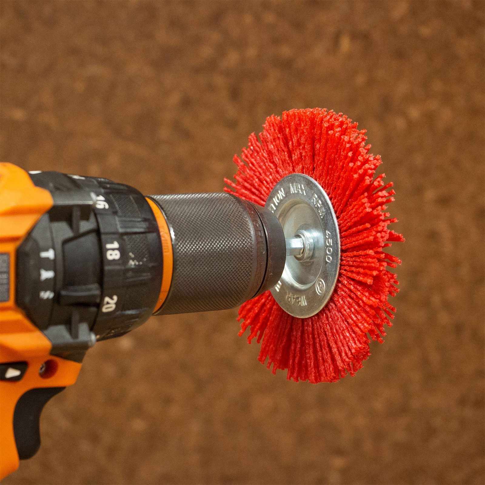 Josco 100mm Abrasive Nylon Wheel Brush - Image 3