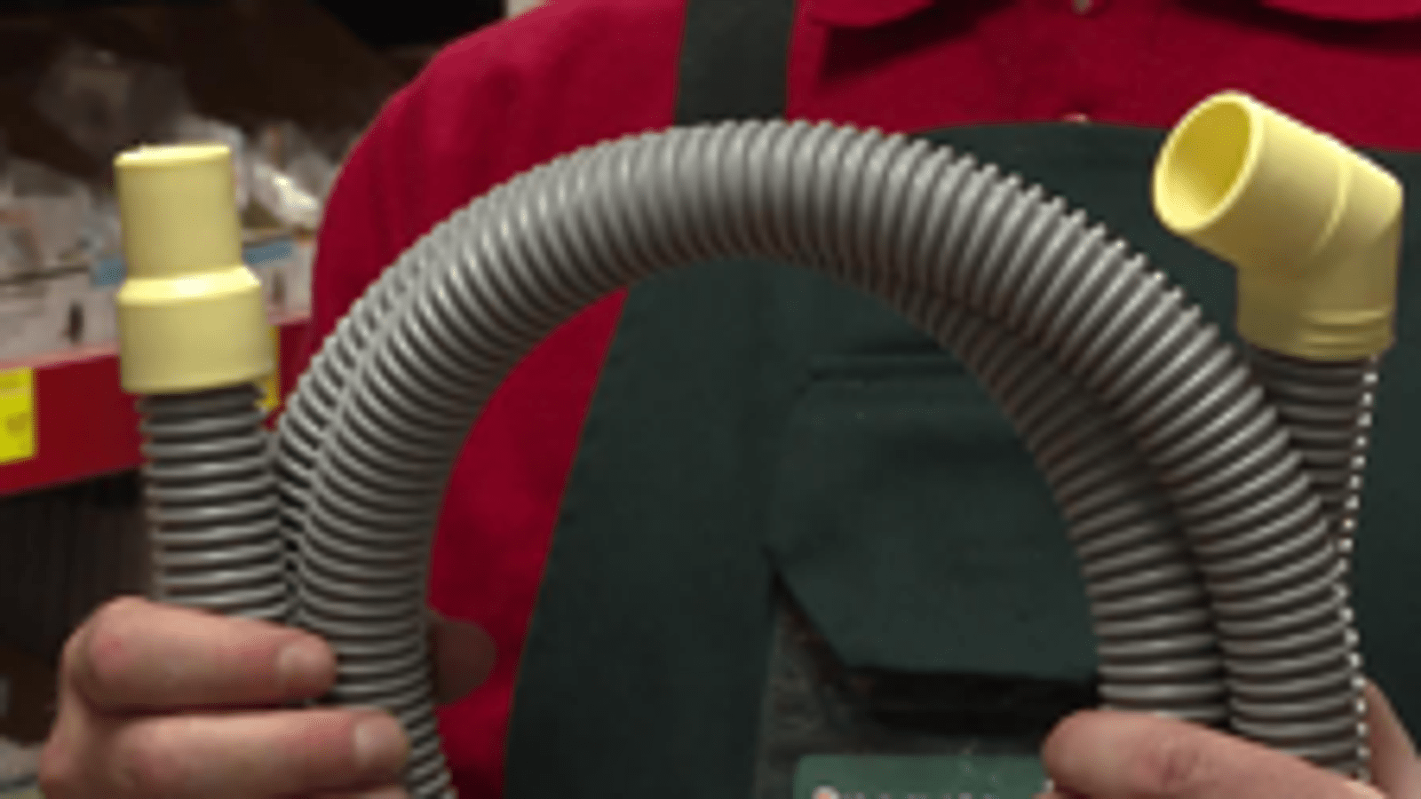 Kinetic 2m Grey PVC Washing Machine And Dishwasher Outlet Drain Hose - Image 2