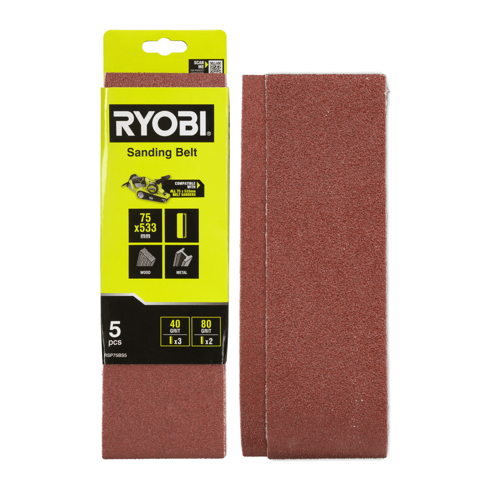 Ryobi 5-Piece Belt Sanding Set - Image 3
