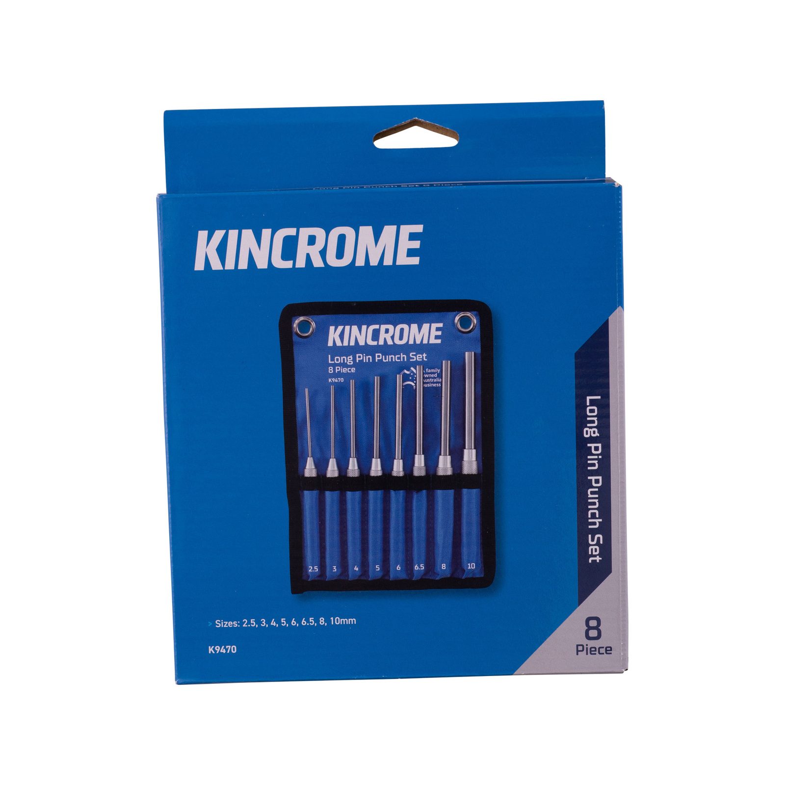 Kincrome 8 Piece Long Pin Punch Set - Image 2