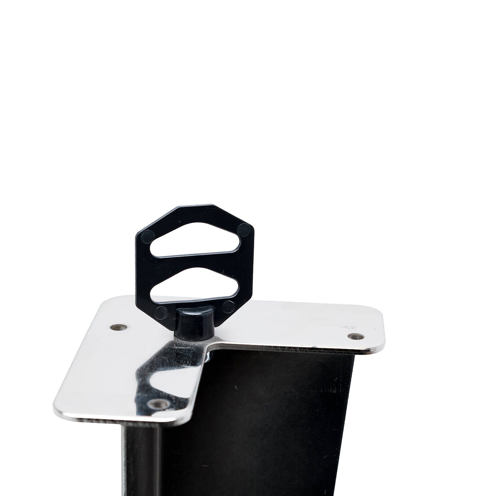 Taskmaster 710 x 2mm Satin Chrome Steel Corner Furniture Leg - Image 3
