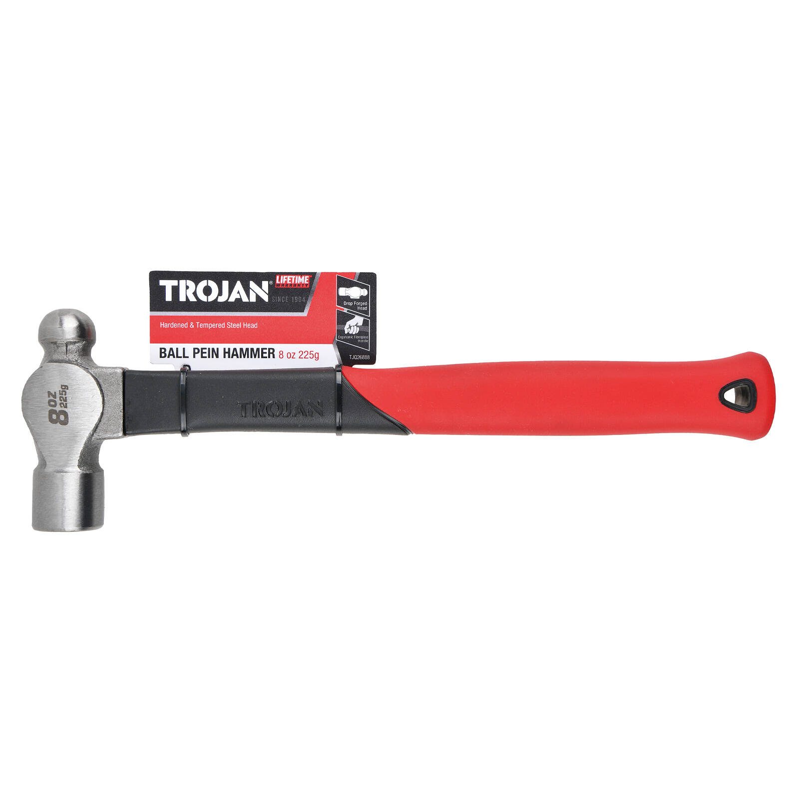 Trojan 8oz 225g Fibreglass Ball Pein Hammer - Image 3