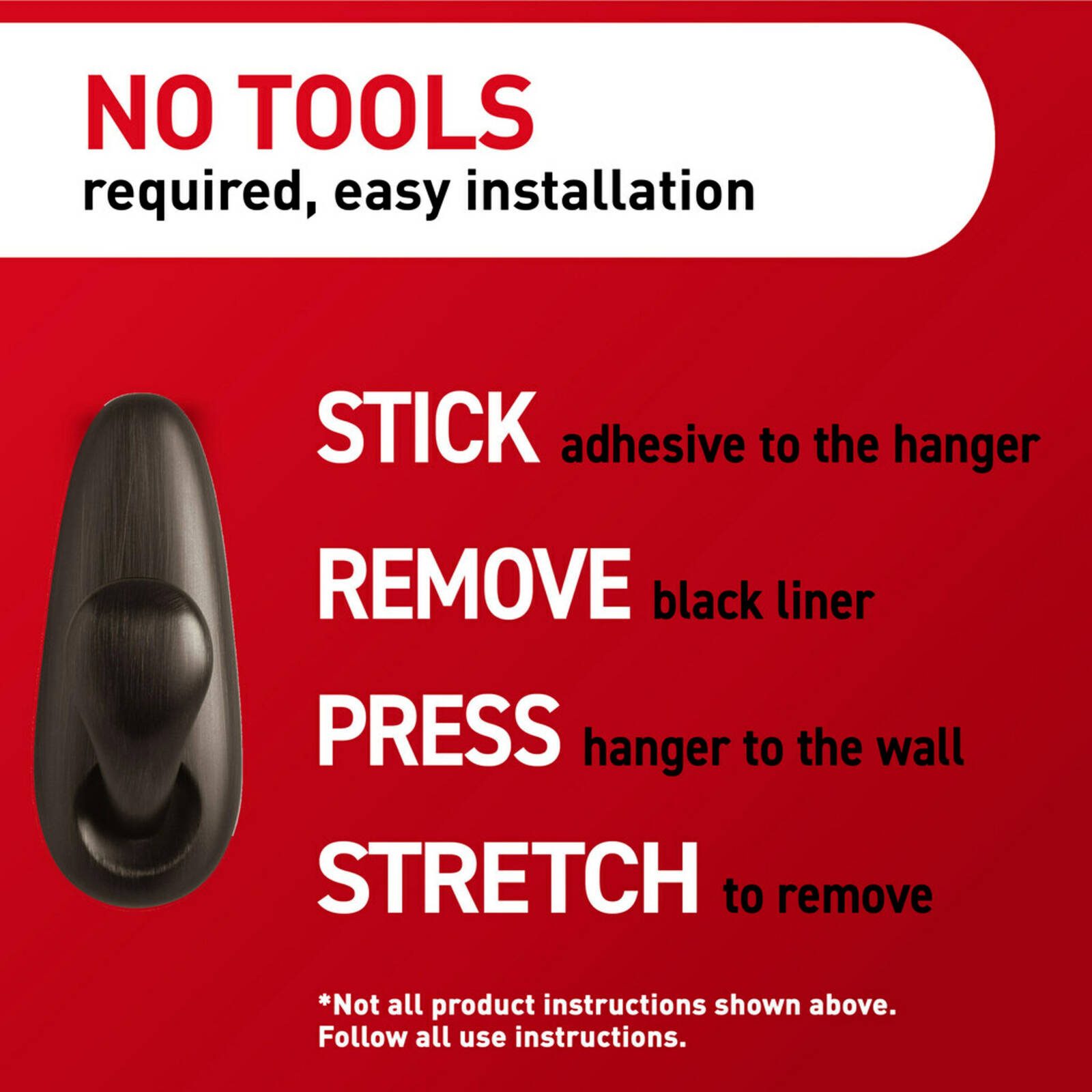 Command 1.3kg Black Metal Hooks - Image 3