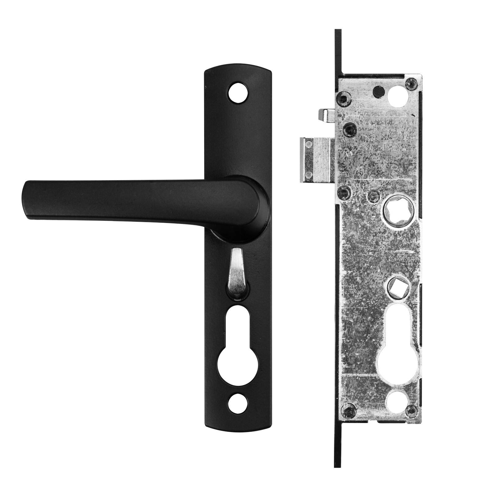 Rolltrak Black Non-Keyed Hinged Screen Door Lock - Image 2