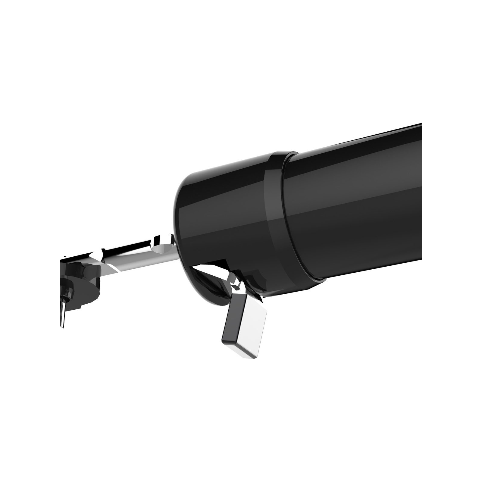 Rolltrak Black Easy Hold Pneumatic Screen Door Closer - Image 2