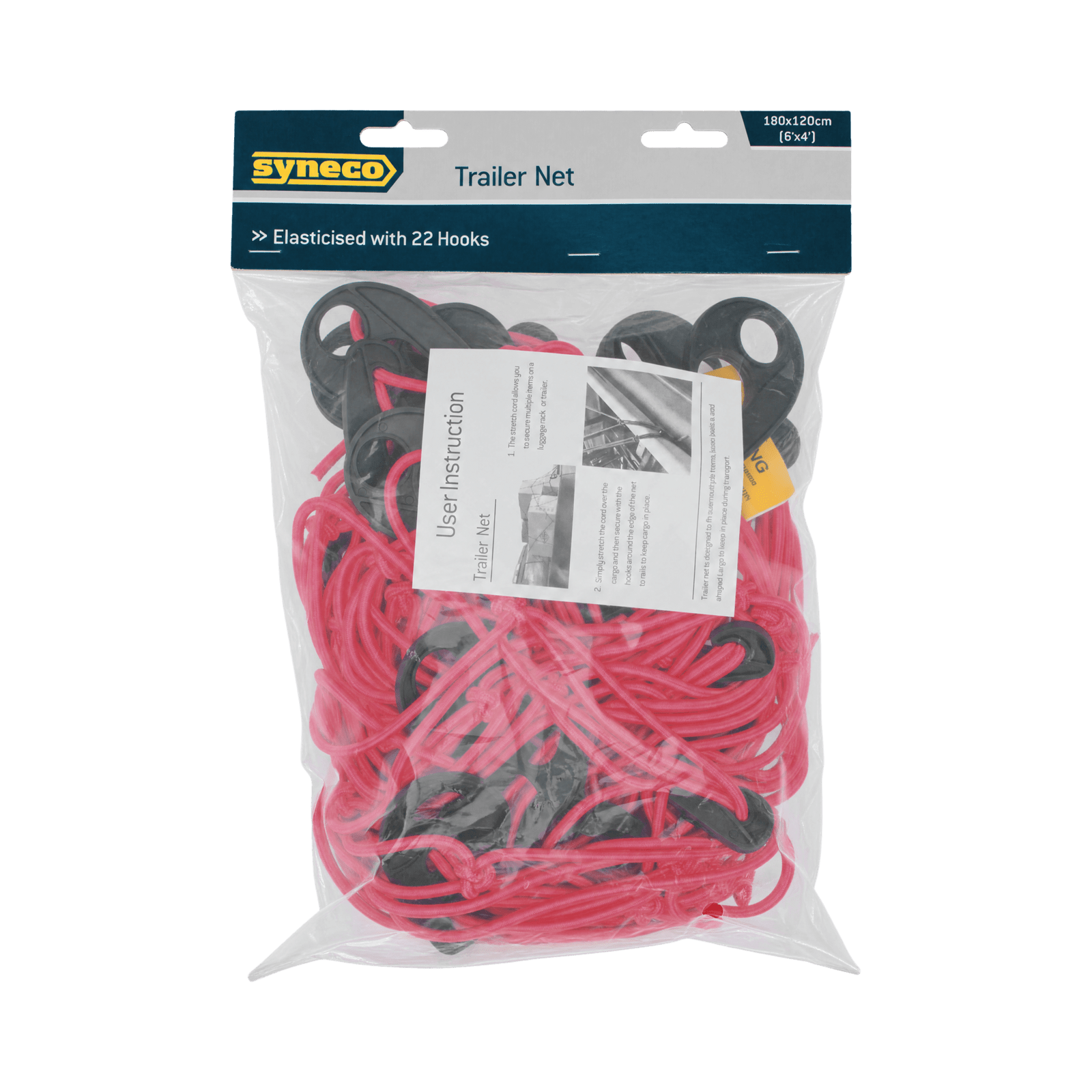 Syneco Tie Down Trailer And Luggage Net - Image 7