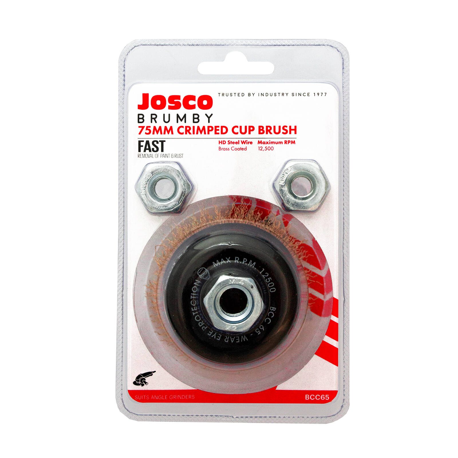 Josco 75mm Crimped Cup Brush - Image 2