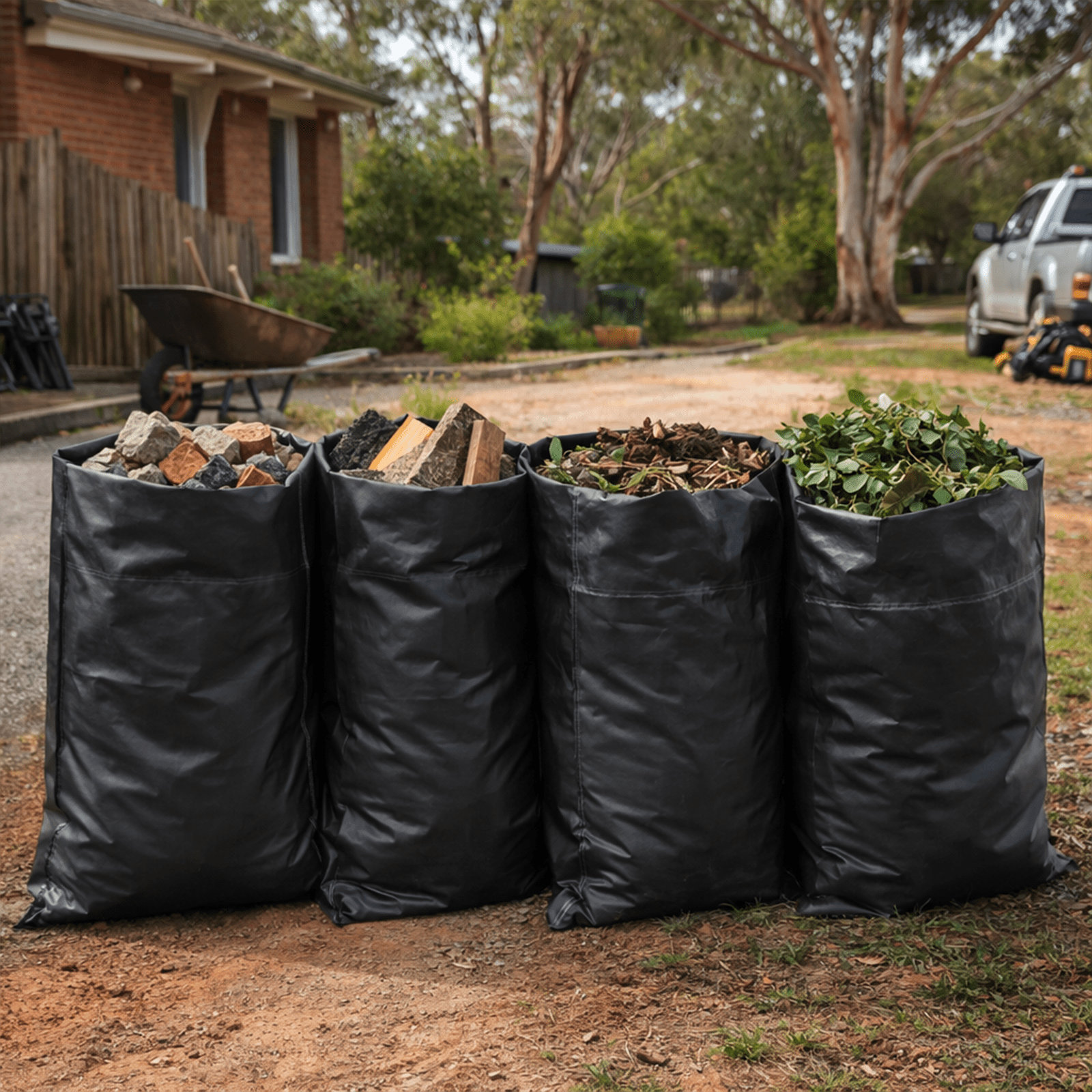 Grunt 44L Large Ultra Heavy Duty Trade Rubble Bags - 6 Pack - Image 3