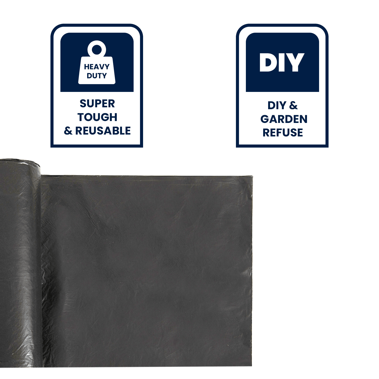 Grunt 44L Large Ultra Heavy Duty Trade Rubble Bags - 6 Pack - Image 4