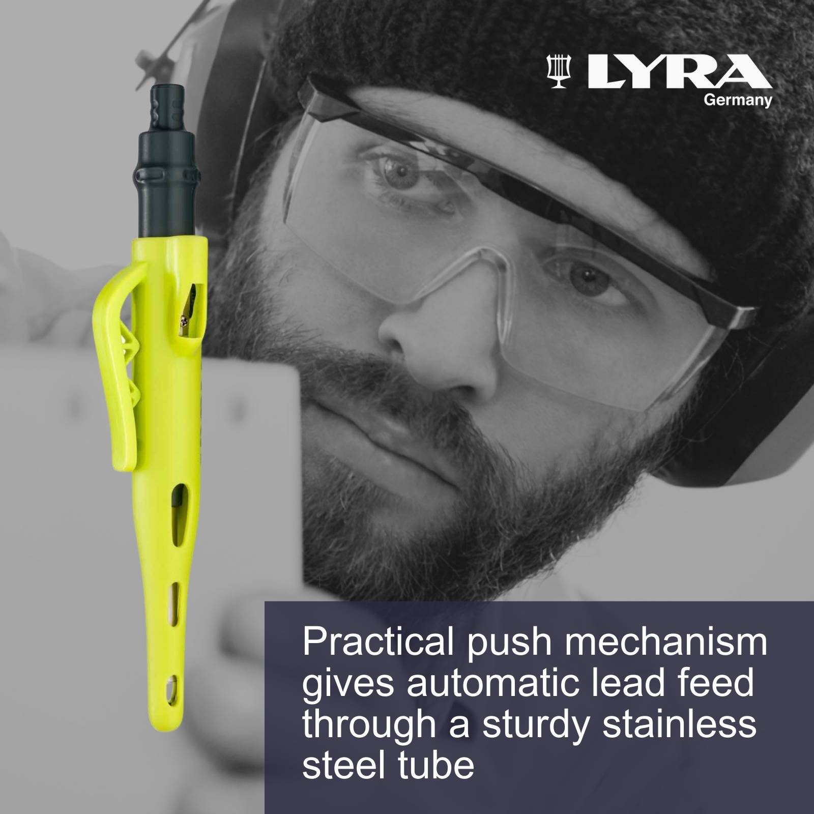 Lyra 2B Lead Carpenters Pencil - Image 8