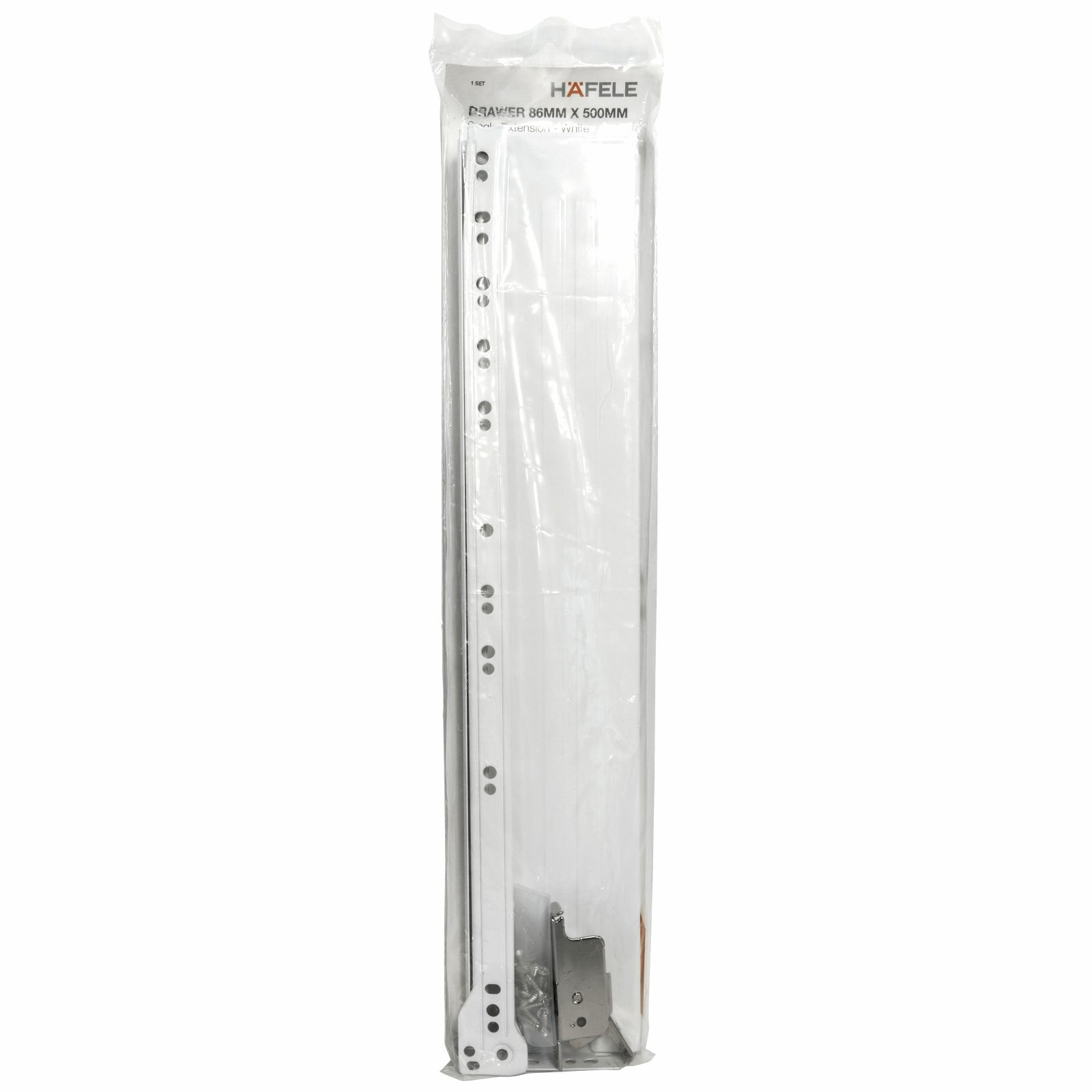 Hafele 86 x 500mm Single Wall Drawer - Image 2