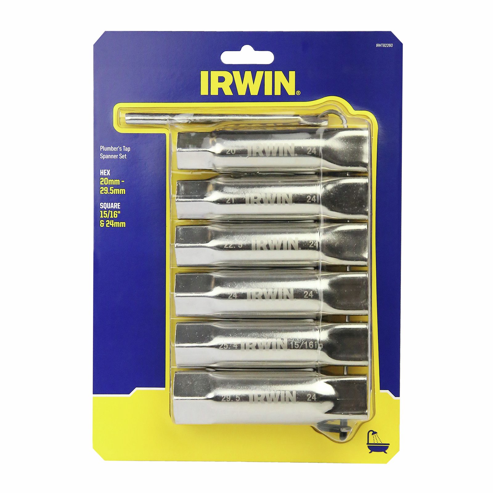 IRWIN Plumber's Tap Spanner Set - 6 Piece - Image 2