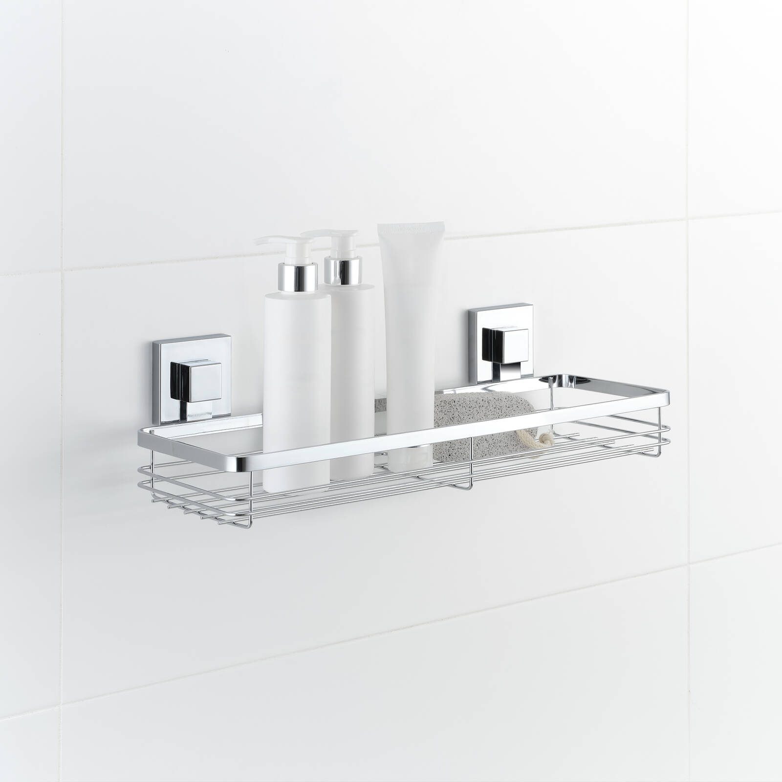 Fusion-Loc 26kg Stainless Steel Suction Bathroom Caddy - Image 2