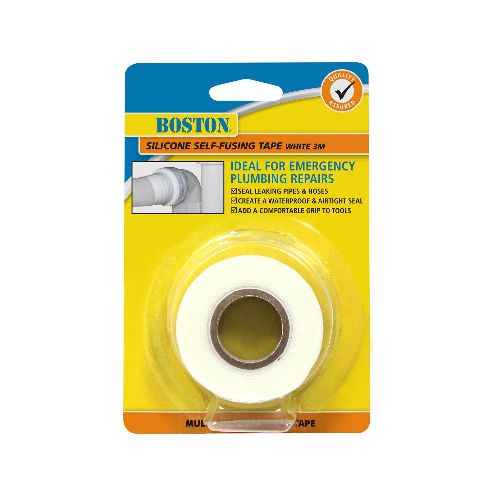BOSTON 3m White Silicone Self-Fusing Tape - Image 2