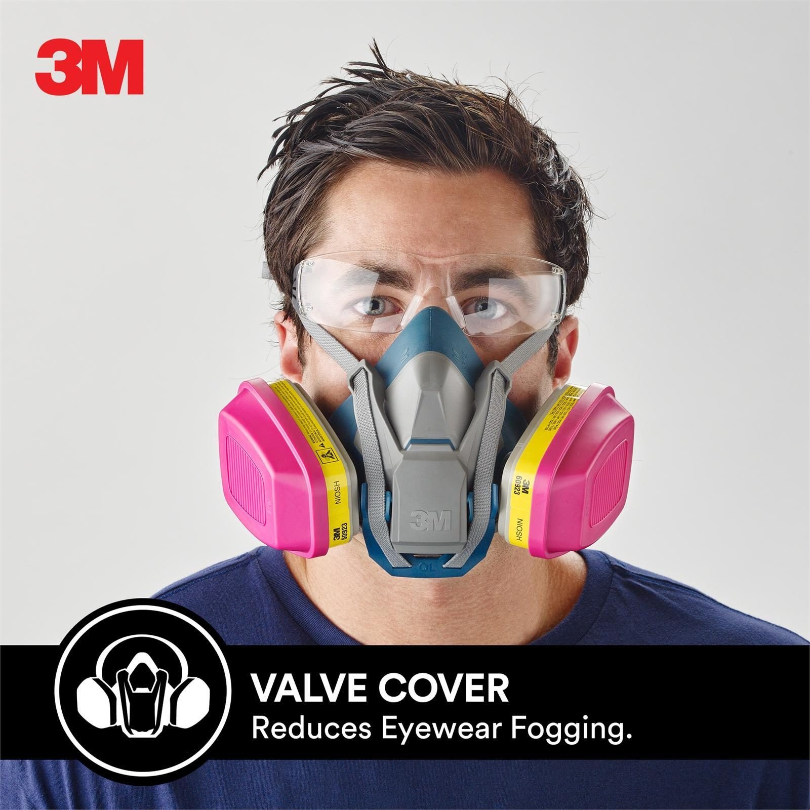 3M Multi-Purpose Quick Latch Respirators With Cool Flow Valve - Image 4