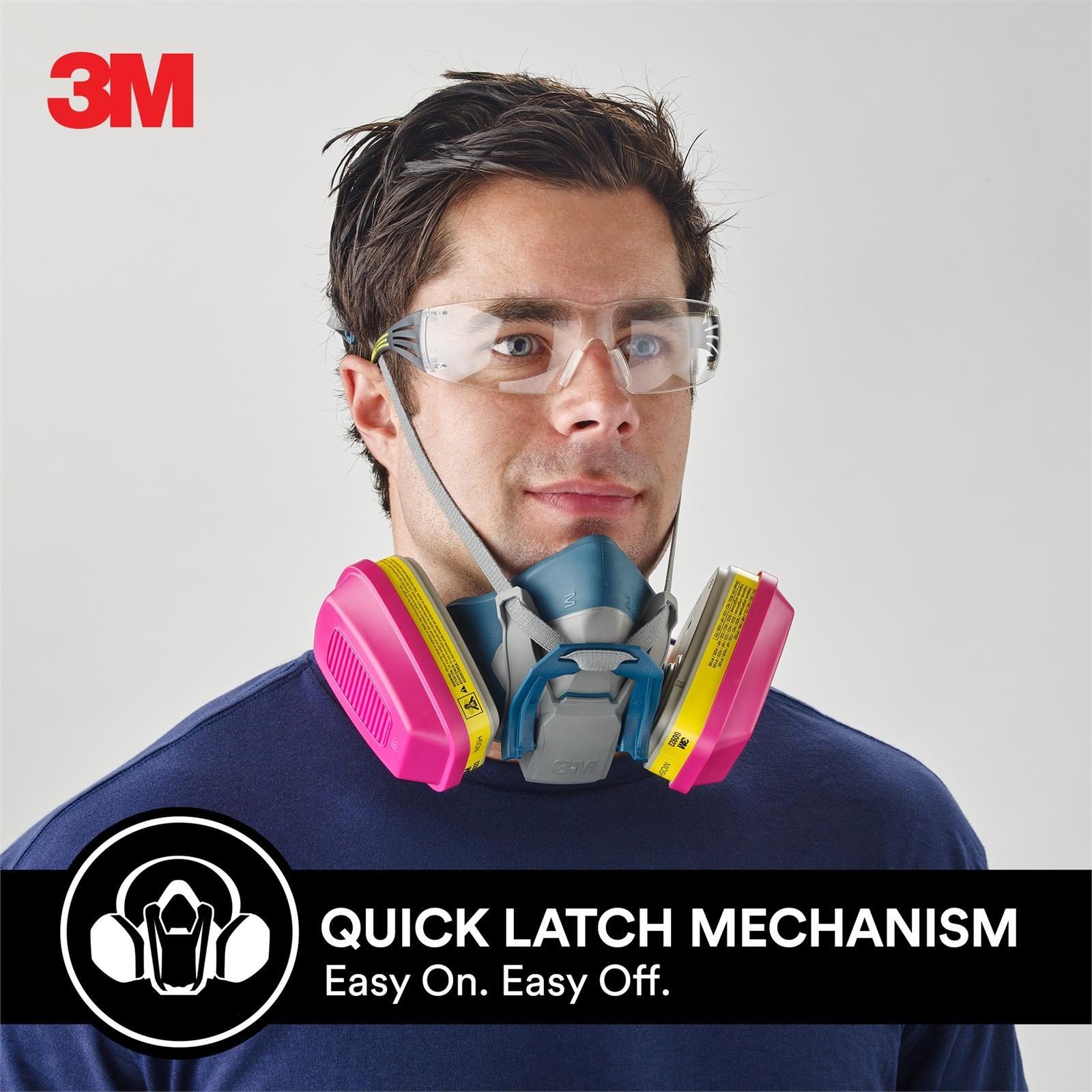 3M Multi-Purpose Quick Latch Respirators With Cool Flow Valve - Image 6