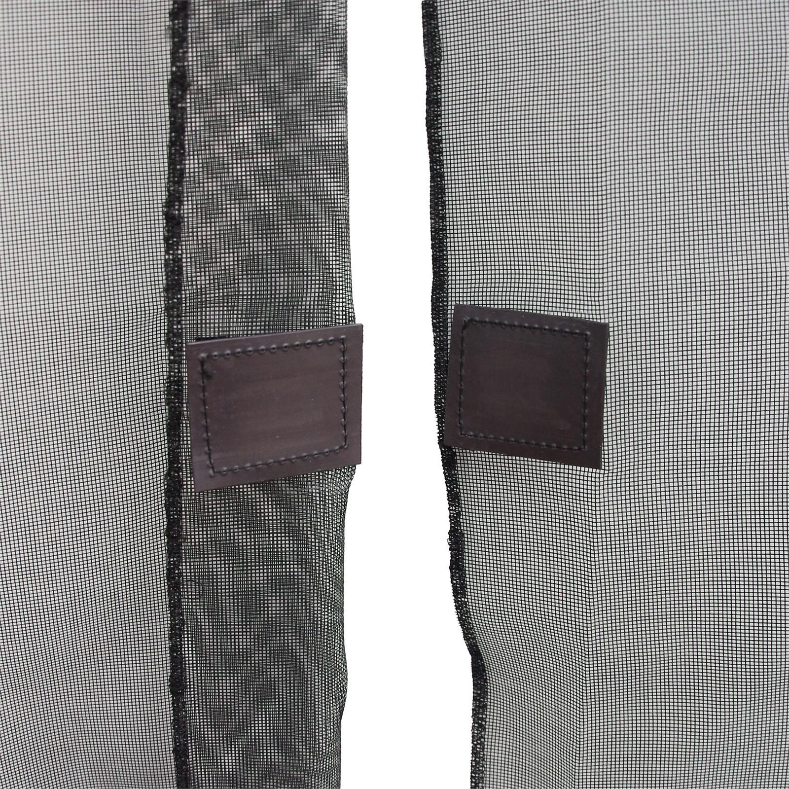 Pillar 300 x 240cm Black Magnetic Patio Curtain - Image 3
