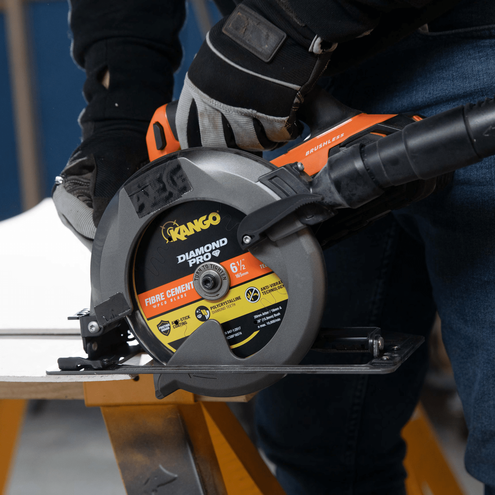 Kango 184mm 4T Diamond Pro Fibre Cement Circular Saw Blade - Image 6