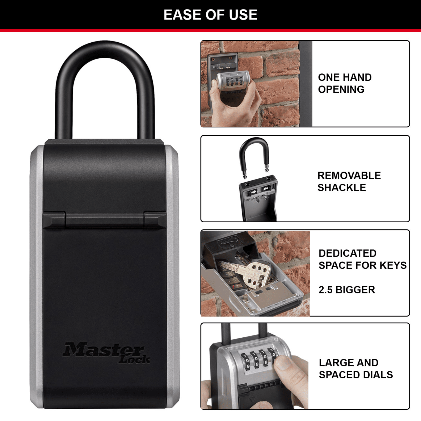 Master Lock Portable Next Gen Key Safe - Image 2