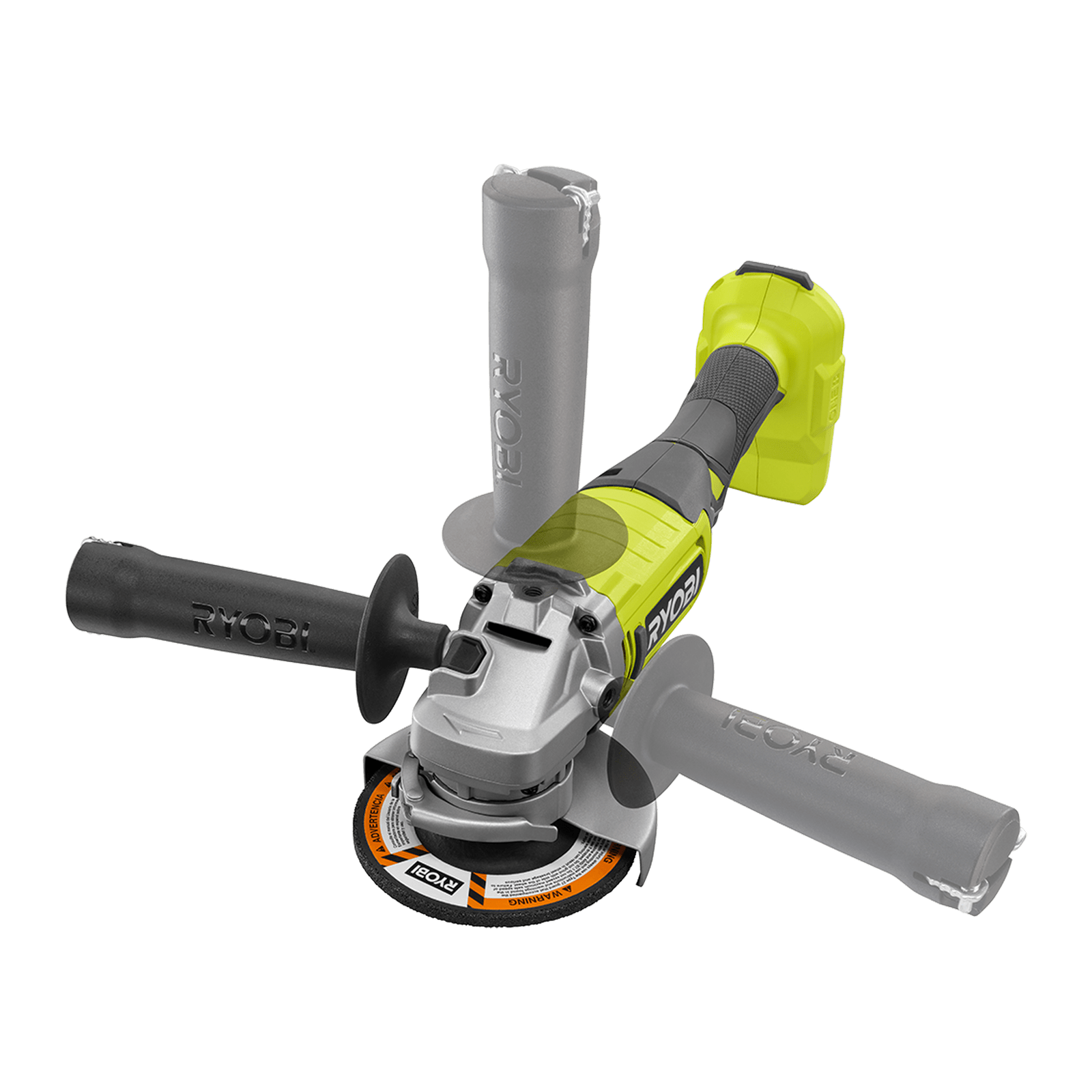 Ryobi 18V ONE+ 115mm Angle Grinder 4.0Ah Kit - Image 6
