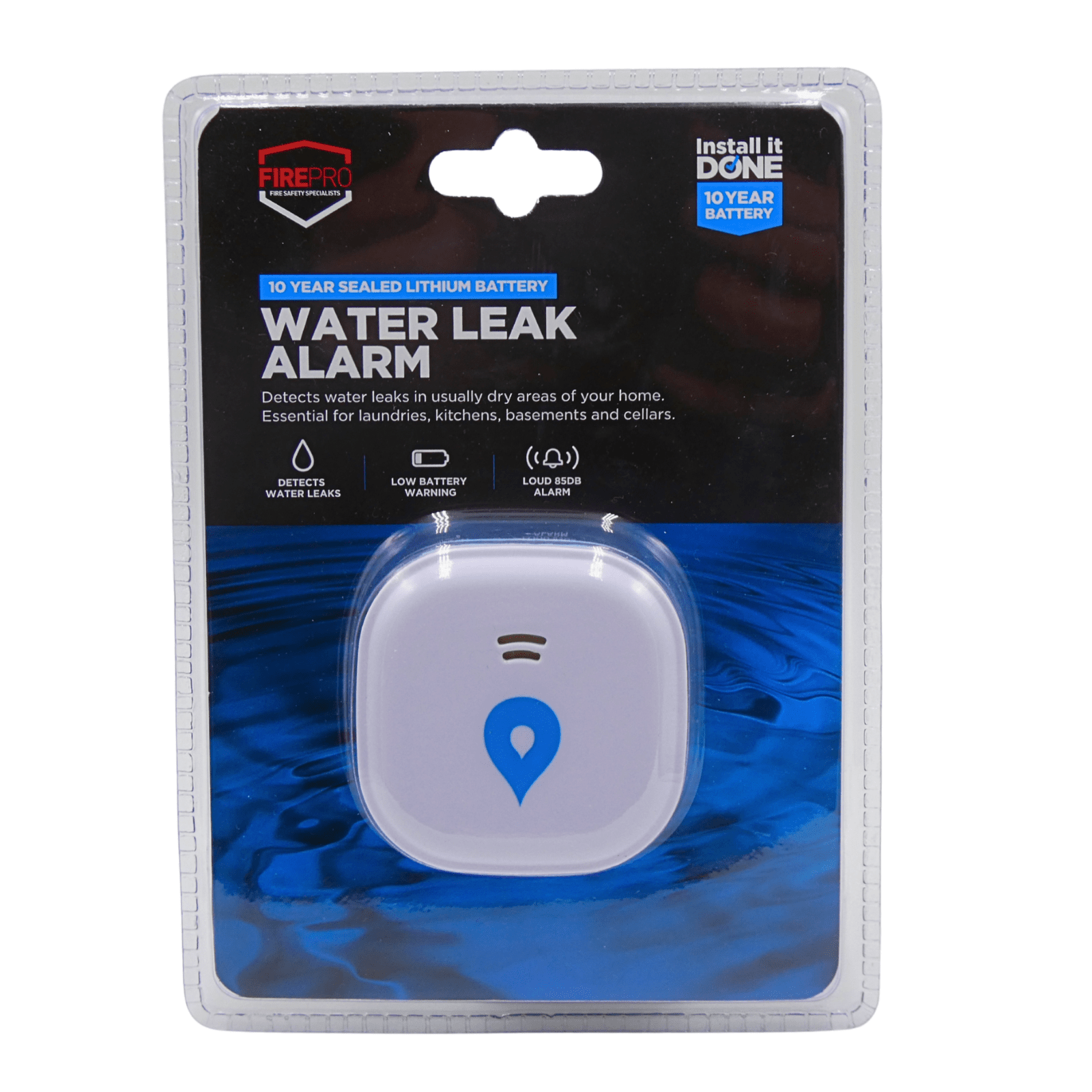 FirePro 10 Year Lithium Battery Water Leak Alarm - Image 3