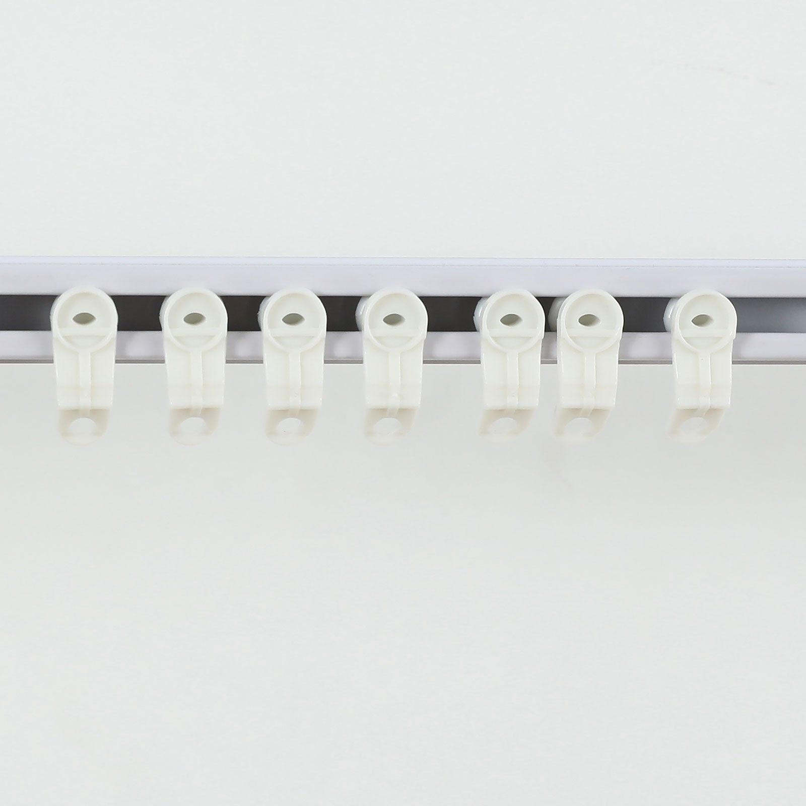 Windoware White Standard Curtain Track Glider - 10 Pack - Image 2