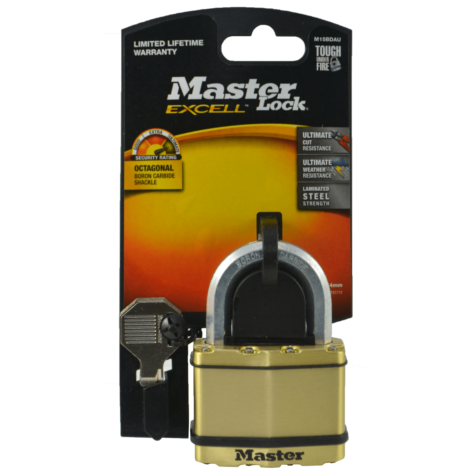 Master Lock 64mm Excell Shackle Master Padlock Lock - Image 8