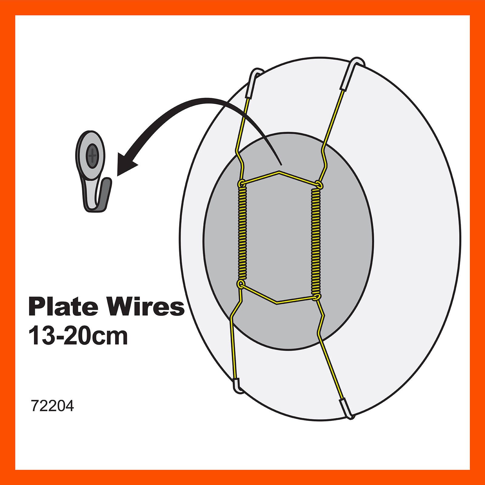 Everhang 13 - 20cm Brass Plated Hanging Plate Wires - Image 3