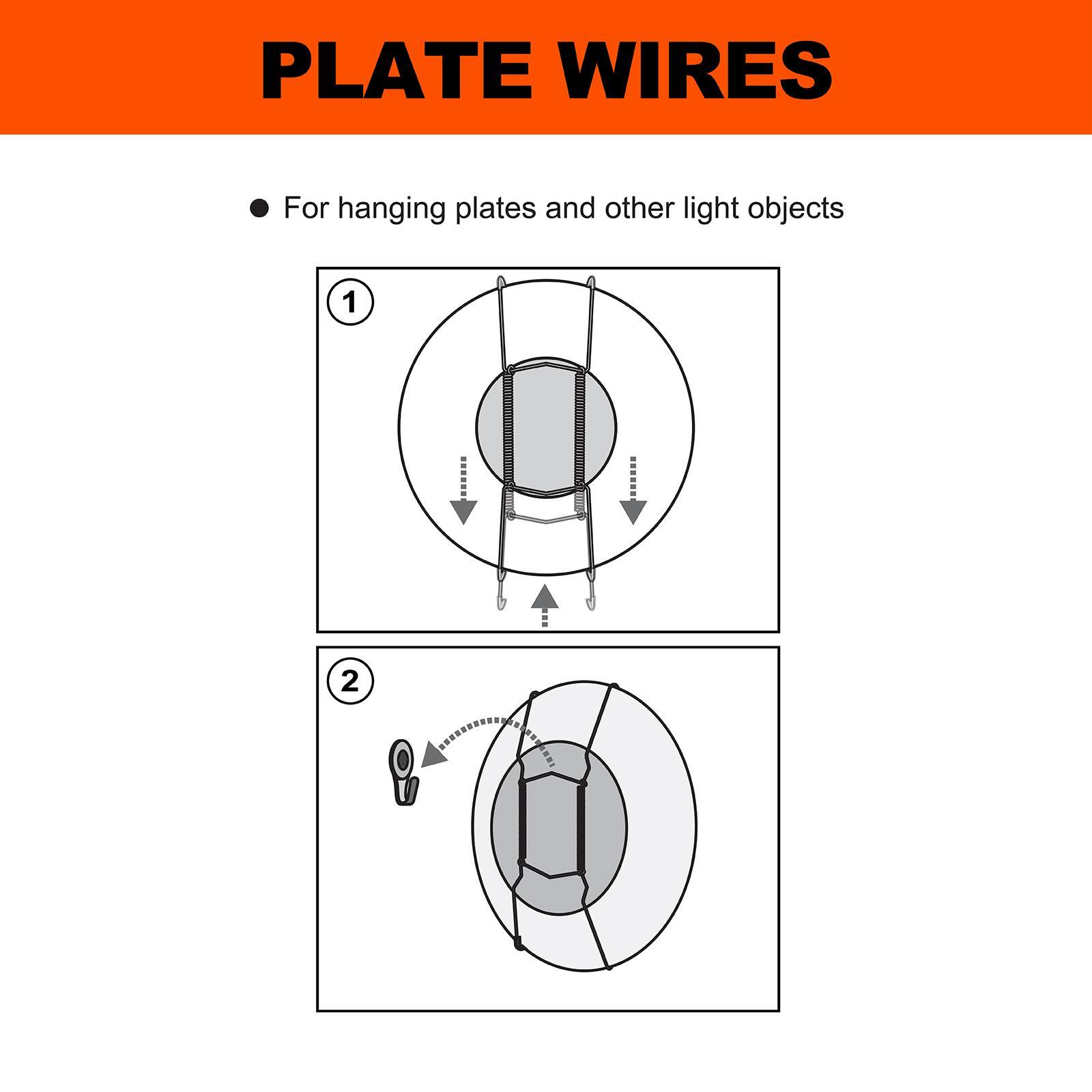 Everhang 13 - 20cm Brass Plated Hanging Plate Wires - Image 4