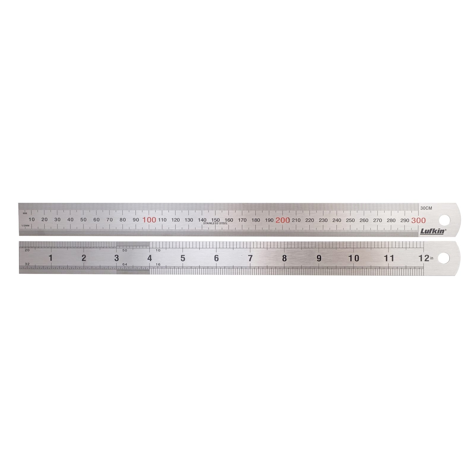 Crescent Lufkin 300mm / 12" Stainless Steel Rule - Image 2