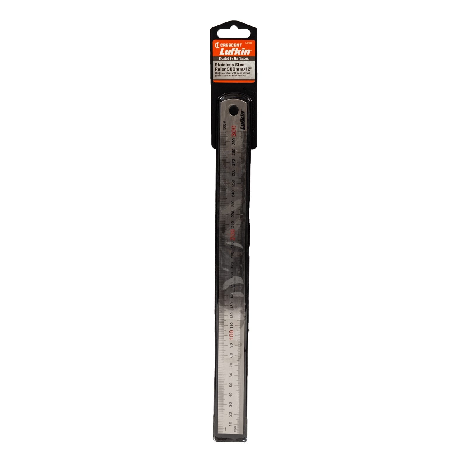 Crescent Lufkin 300mm / 12" Stainless Steel Rule - Image 3