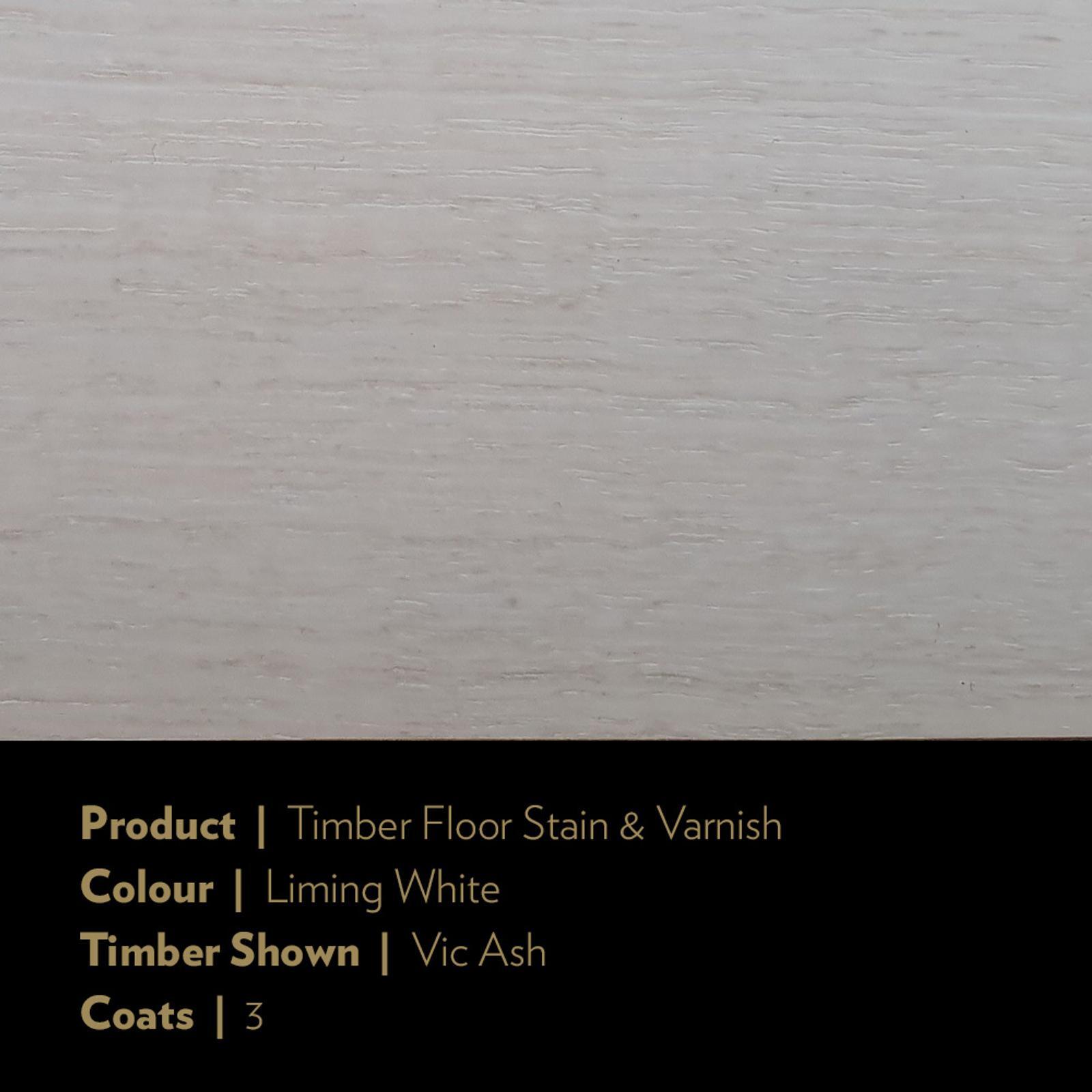 Feast Watson 4L Liming White Satin Timber Floor Stain And Varnish - Image 5